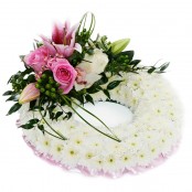 Pink Massed Wreath